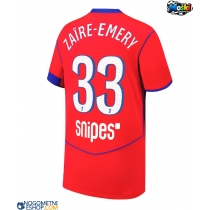 Moški Nogometni dresi Paris Saint-Germain Warren Zaire-Emery #33 Tretji 2025-26 Kratek Rokav